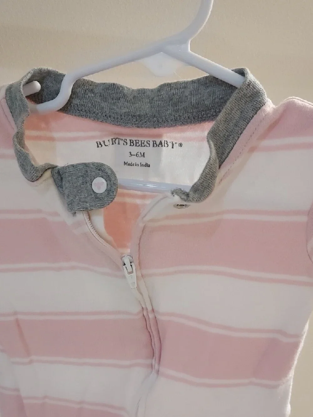 Pink Polka Dot Bear Sleep and Play One-Piece for Babies